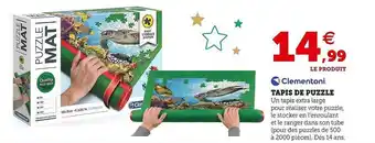 Hyper U Tapis de puzzle clémentoni offre