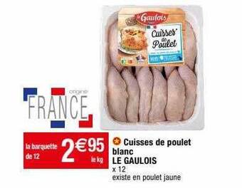 Migros Cuisses de poulet blanc le gaulois offre