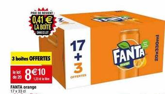 Migros Fanta orange offre