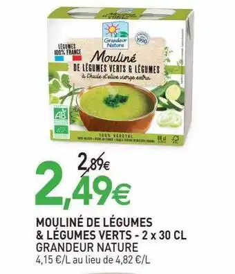 naturéO Mouliné de légumes & légumes verts grandeur nature offre