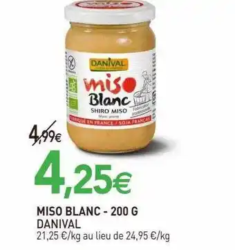 naturéO Miso blanc danival offre
