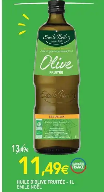 naturéO Huile d'olive fruitée émile noël offre