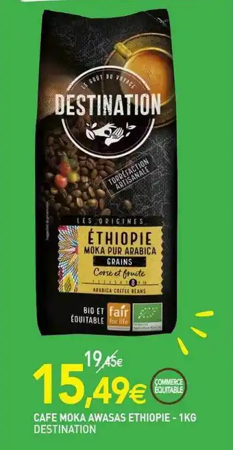 naturéO Café moka awasas éthiopie destination offre