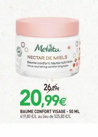 naturéO Baume confort visage melvita offre