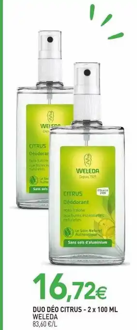 naturéO Duo déo citrus weleda offre