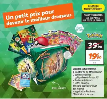 Netto Pokémon : kit du dresseur offre