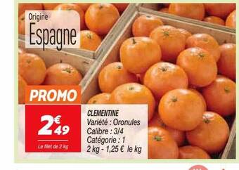 Netto Clémentine offre