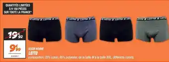 Netto Boxer homme lotto offre