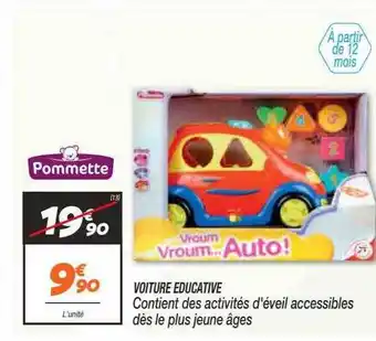 Netto Voiture éducative pommette offre