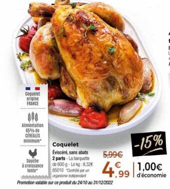 Thiriet Coquelet offre