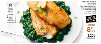 Thiriet Filets de merlan meunière offre