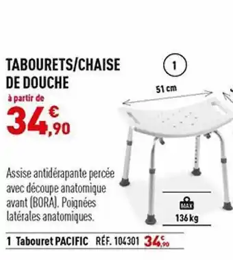 Tabourets-chaise de douche