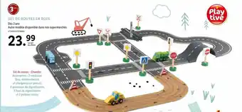 Lidl Set de rouges en bois play tive offre