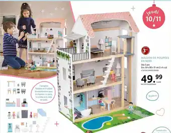 Lidl Maison de poupées en bois offre