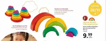 Lidl Jeu arc-en-ciel type montessori offre