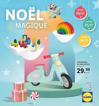Lidl Draisienne en bois rétro offre