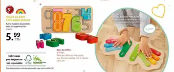 Lidl Jouet en bois type montessori offre