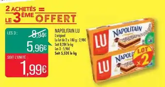 Match Napolitain lu offre