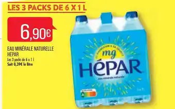 Match Eau minérale naturelle hépar offre