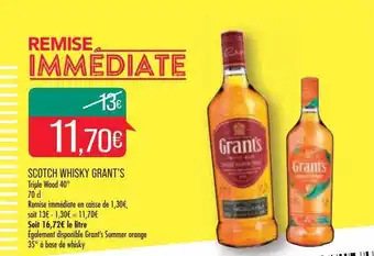 Scotch whisky grant's