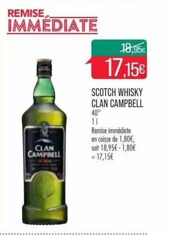 Scotch whisky clan campbell