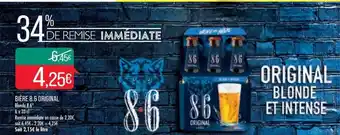 Match Bière 8.6 original offre