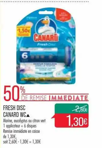 Match Fresh disc canard wc offre