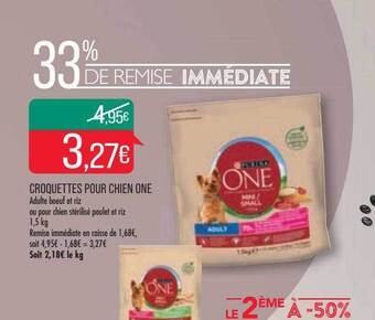 Match Croquettes pour chien one offre