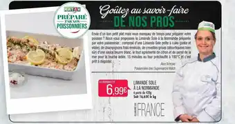 Match Limande sole à la normande offre