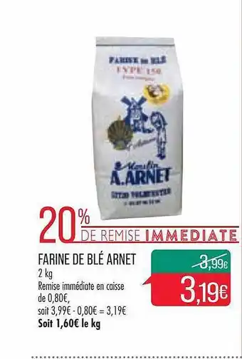Match Farine de blé arnet offre