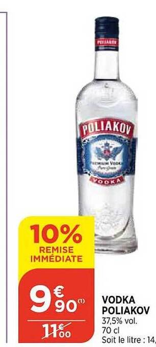 Maximarché Vodka poliakov offre