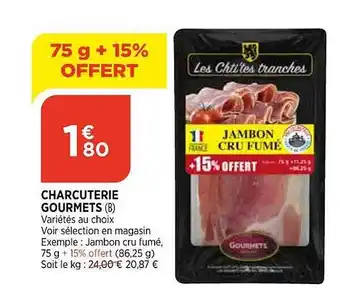 Charcuterie gourmets