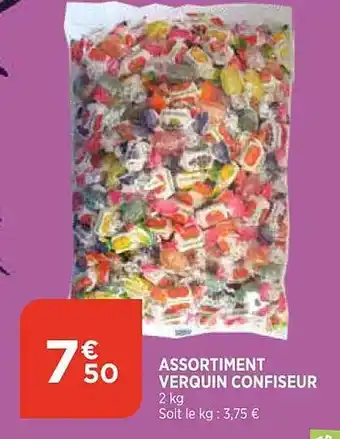 Maximarché Assortiment verquin confiseur offre