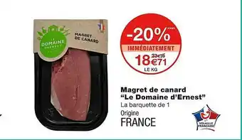 Monoprix Magret de canard offre