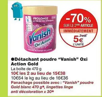 Monoprix Détachant poudre offre