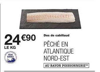 Monoprix Dos de cabillaud offre