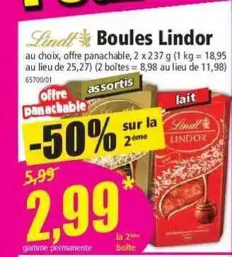 Norma Boules lindor lindt offre