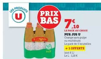 Super U Pur jus u offre