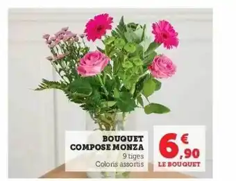 Super U Bouquet composé monza offre