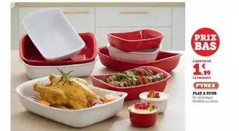 Super U Plat à four pyrex offre