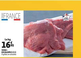 Auchan Veau: escalope offre