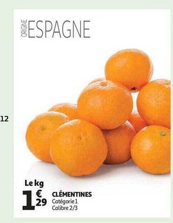 Auchan Clémentines offre