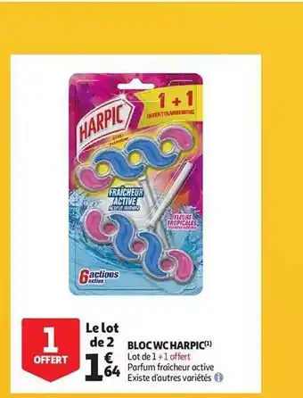 Auchan Bloc wc harpic offre