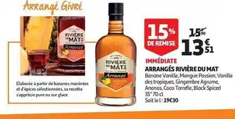 Auchan Arrangés rivière du mat offre