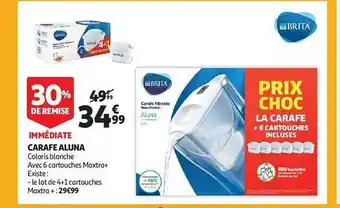 Auchan Carafe aluna brita offre