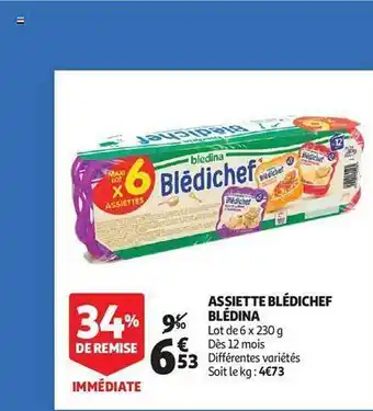 Assiette blédichef blédina