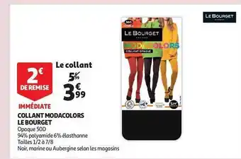 Auchan Collant modacolors le bourget offre
