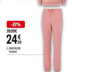 Intersport Pantalon femme offre