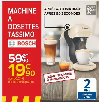 Carrefour Machine a Dosettes Tassimo offre