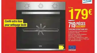 Brico Dépôt Four multifonctions 66l beko offre